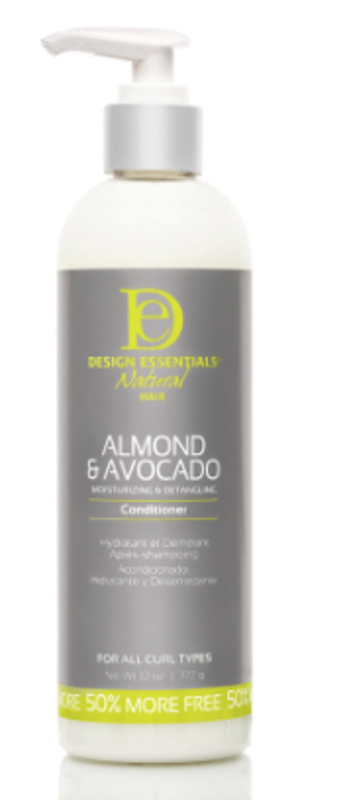 DESIGN ESSENTIALS DE ALMOND & AVACADO MOISTURIZING & DETANGLING CONDITIONER