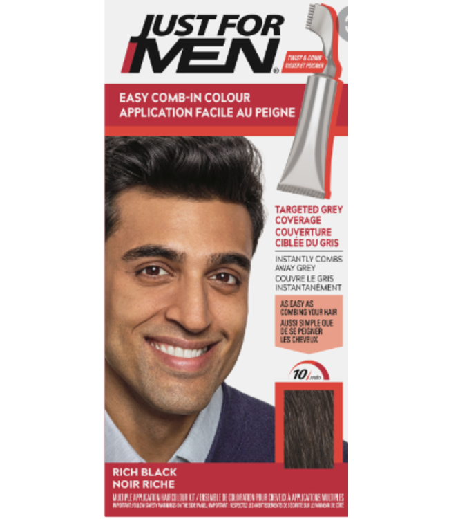 JUST FOR MEN AUTO STOP RICH BLACK  A-65