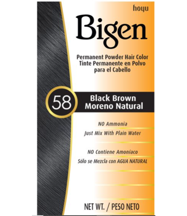 BIGEN BLACK BROWN 58