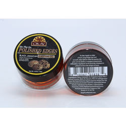 OKAY OKAY ON THE GO POLISHED EDGES BLACK JAMAICAN CASTOR OIL