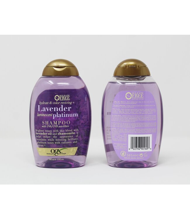 OGX LAVENDER PLATNM SHMP 13 OZ