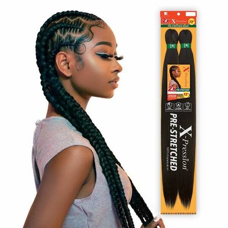 SENSATIONNEL 2X X-PRESSION PRE-STRETCHED BRAID 72"