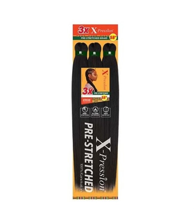 SENSATIONNEL 3X XPRESSION PRESTRETCHED BRAID 58"