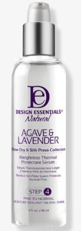 DESIGN ESSENTIALS DESIGN ESSENTIALS AGAVE & LAVENDER BLOW DRY & SILK PRESS COLLECTION STEP 4