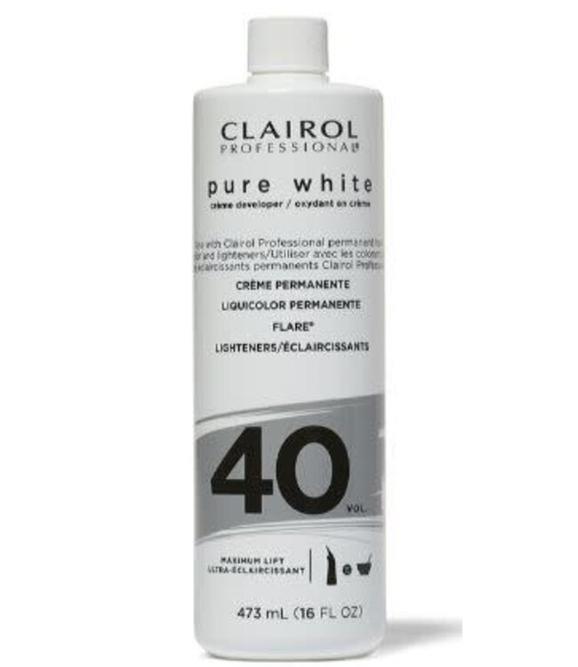 CLAIROL CLAIROL PURE WHITE  CRM 40V 16OZ
