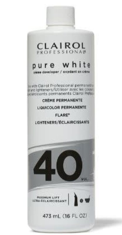CLAIROL CLAIROL PURE WHITE  CRM 40V 16OZ