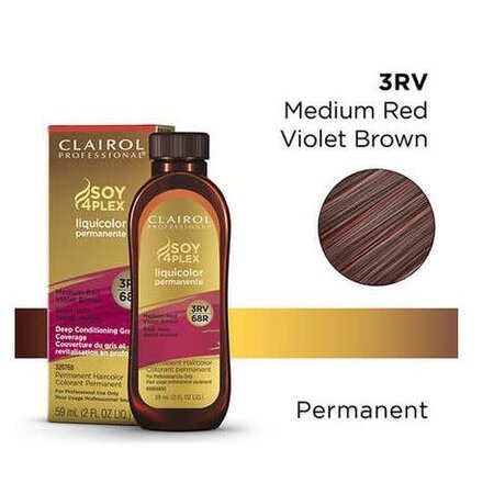 CLAIROL CLAIROL SOY 4PLEX 3RV/68 MD VIO BR 2 OZ