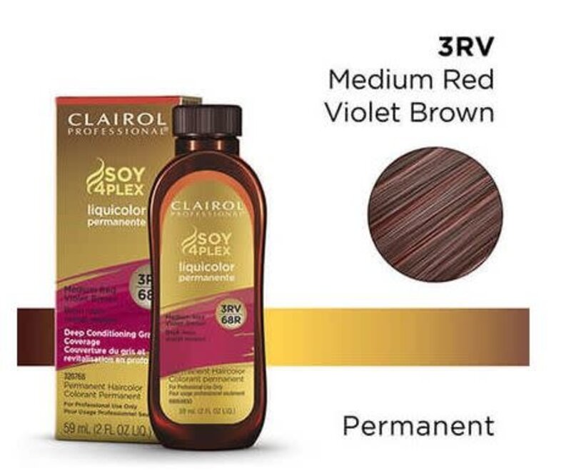 CLAIROL CLAIROL SOY 4PLEX 3RV/68 MD VIO BR 2 OZ