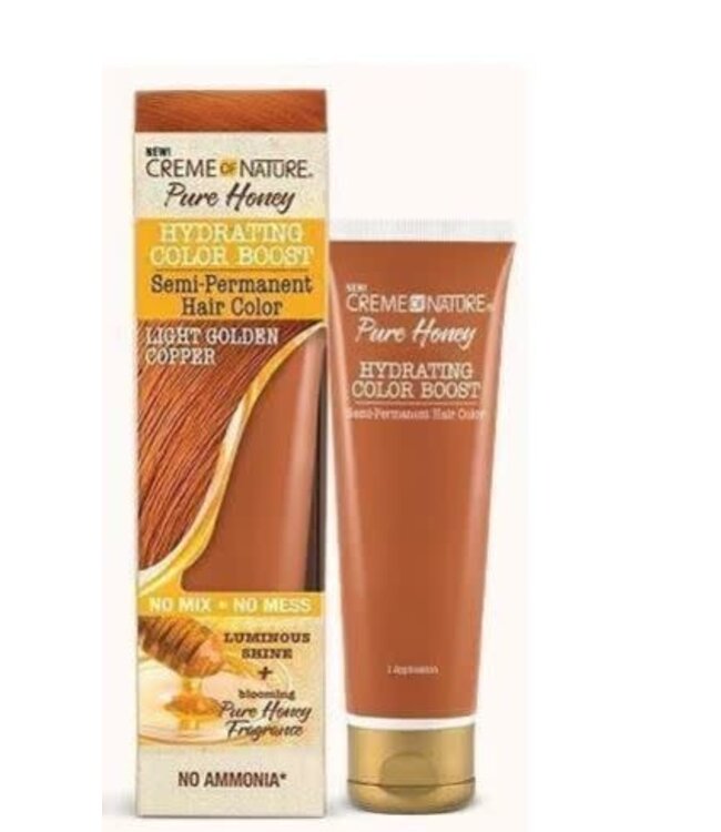 CREME OF NATURE PURE HONEY HYDRATING COLOR BOOSTLIGHT GOLDEN COPPER
