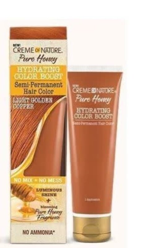 CREME OF NATURE PURE HONEY HYDRATING COLOR BOOSTLIGHT GOLDEN COPPER
