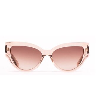 SAREBYS BEAUTY SUPPLY CAT EYE SUNGLASSES OPAQUE PINK COLOR