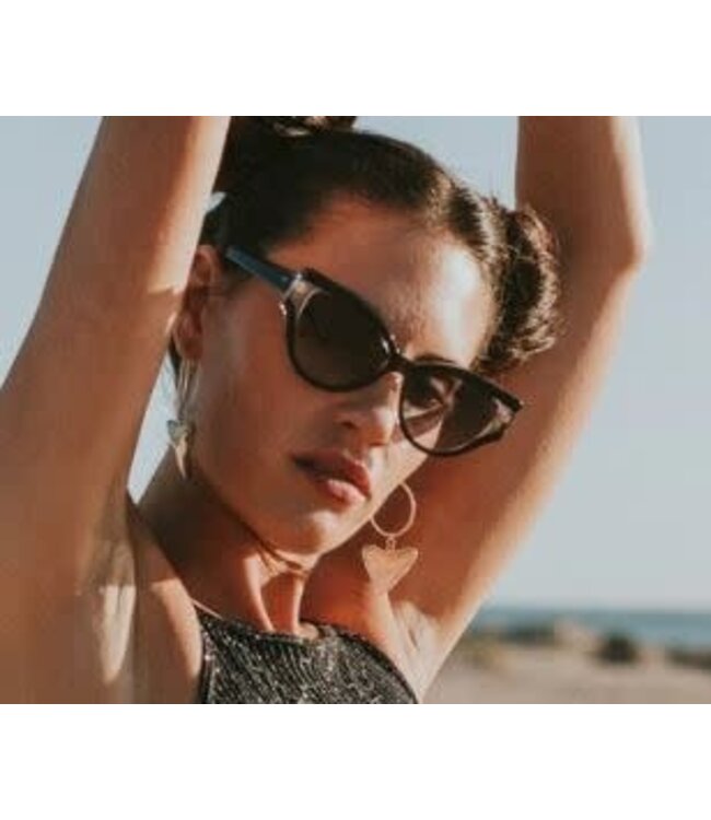 SAREBYS BEAUTY SUPPLY CAT EYE SUNGLASSES OPAQUE PINK COLOR