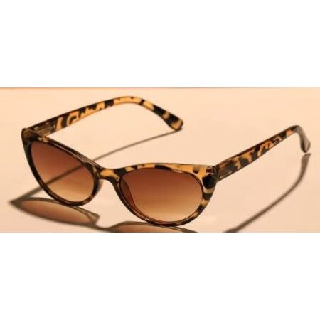 SAREBYS BEAUTY SUPPLY CAT EYE SUN GLASSES LEOPARD PRINT COLOR