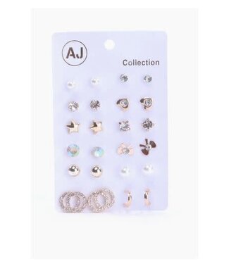 Amerikan Basics FANCY MULTI EARRINGS AJ COLLECTION
