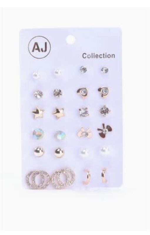 Amerikan Basics FANCY MULTI EARRINGS AJ COLLECTION