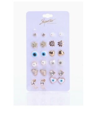 Amerikan Basics EVIL EYE MULTIPAIR EARRINGS SUPERSTAR COLLECTION