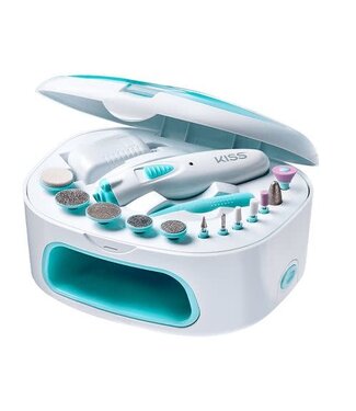 KISS KISS POWER FILE/ NAIL DRYER CARE KIT 16PC
