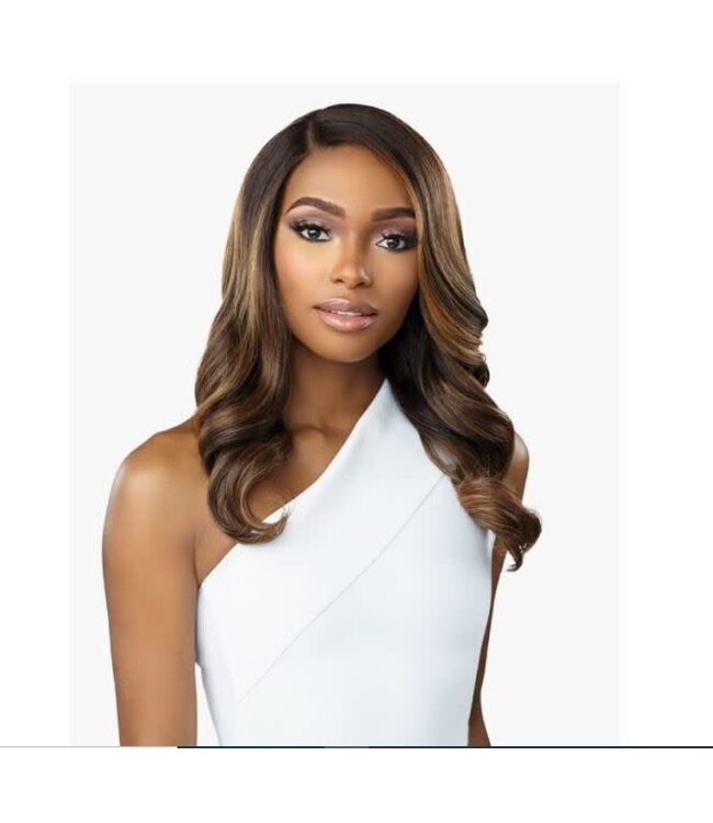 SENSATIONNEL BUTTA LACE WIG BODY WAVE 20" BALAYAGECHOCOLATE