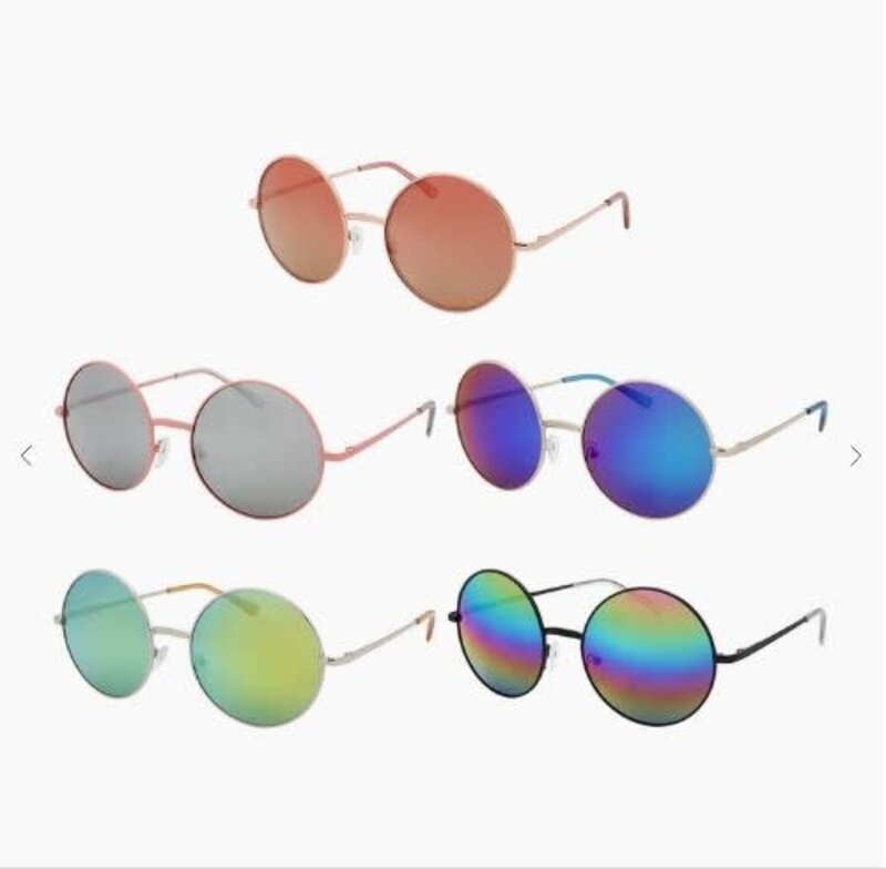 SAREBYS BEAUTY SUPPLY JOHN LENNON STYLE SUNGLASSES MIRROR