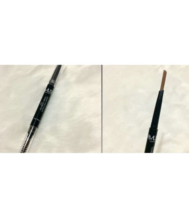 EYEBROW MATTE PENCIL WITH BRUSH DARK COFFEE