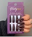 PRETTY PRO PRETTY PRO 24 PRESS ON NAILS LONG CHOCOHOLIC STILETTO