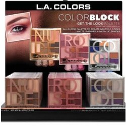 LA COLORS COLOR BLOCK EYESHADOW PALETTE