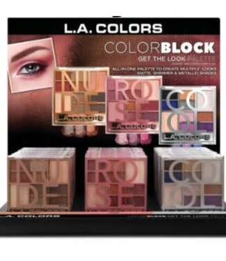LA COLORS COLOR BLOCK EYESHADOW PALETTE
