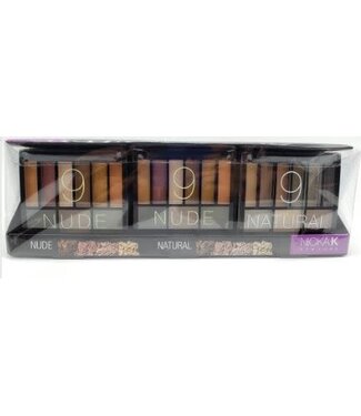 NICKAK NICKAK NY 9NUDE AND NATURAL EYESHADOW PALETTE