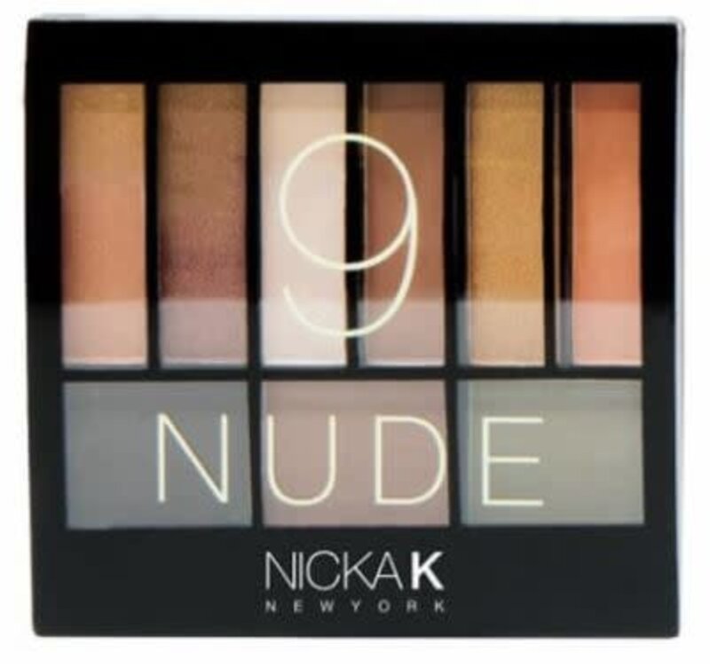 NICKAK NICKAK NY 9NUDE AND NATURAL EYESHADOW PALETTE