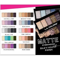 LA COLOR MATTE EYESHADOW PALETTES