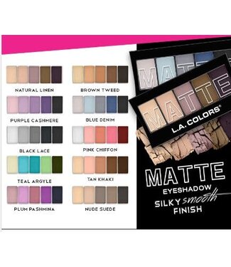 LA COLOR MATTE EYESHADOW PALETTES