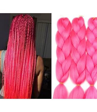 3X RUWA 3X RUWA PRE STRETCHED 24"  NEON PINK