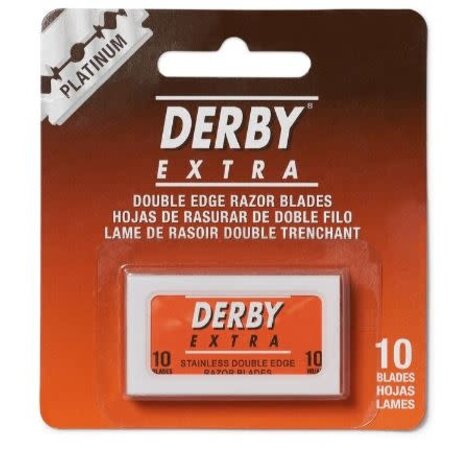 DERBY EXTRA DOUBLE EDGE RAZOR BLADES 10CT