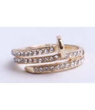 FAIRE INFINITY NAIL RING GOLD