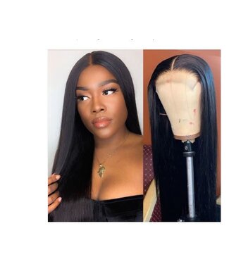 HH WIG NATURAL BROWN STRAIGHT 24 IN 4X4