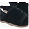 LORDFOR LORDFON BLACK FUZZY SLIPPERS WITH STRAPS