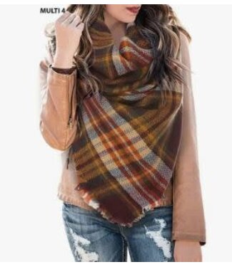 MULTI PLAD SCARF XXL