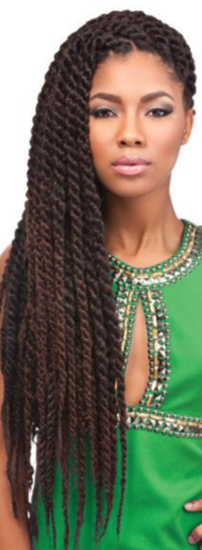 SENSATIONNEL 3X JAMAICAN TWIST PRE-STRETCHED 36"  1B