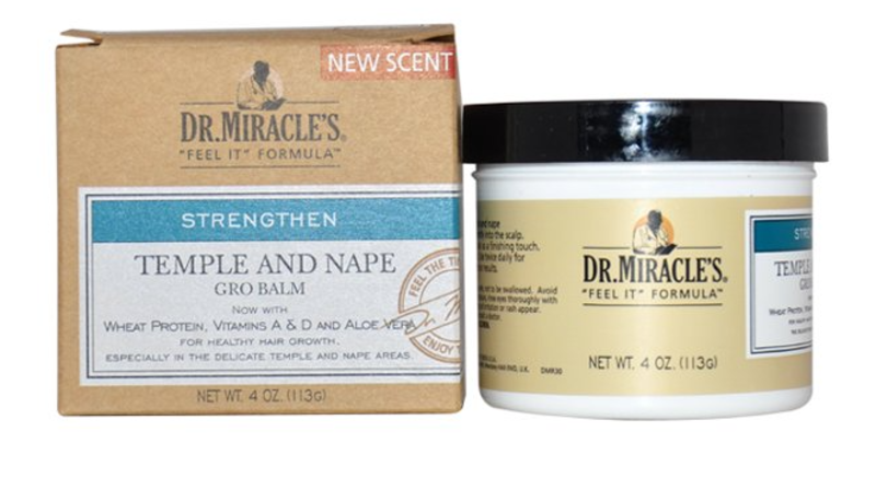 DR MIRACLE'S DR MIRACLES TEMPLE AND NAPE GRO BALM