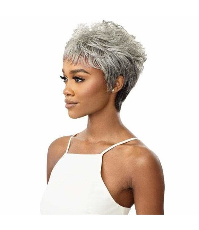 OUTRE' FAB & FLY FULL WIG -GRAY GLAMOUR- HH - Theodora