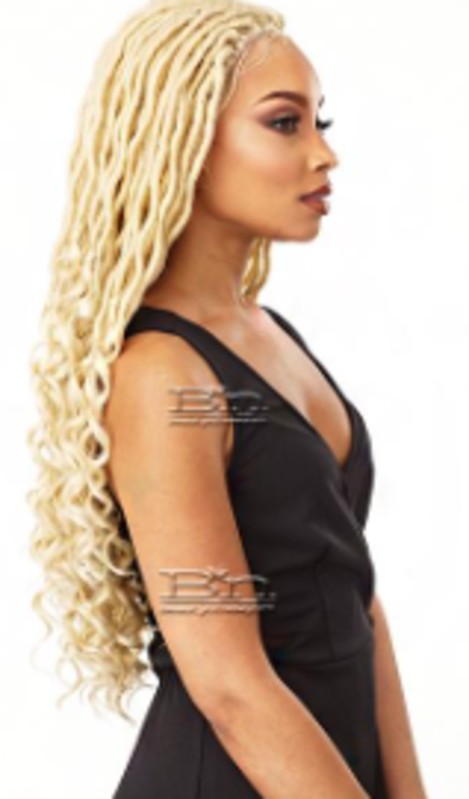 SENSATIONNEL CLOUD 9 SWISS LACE WIG  SYNTH GODDESS LOCS