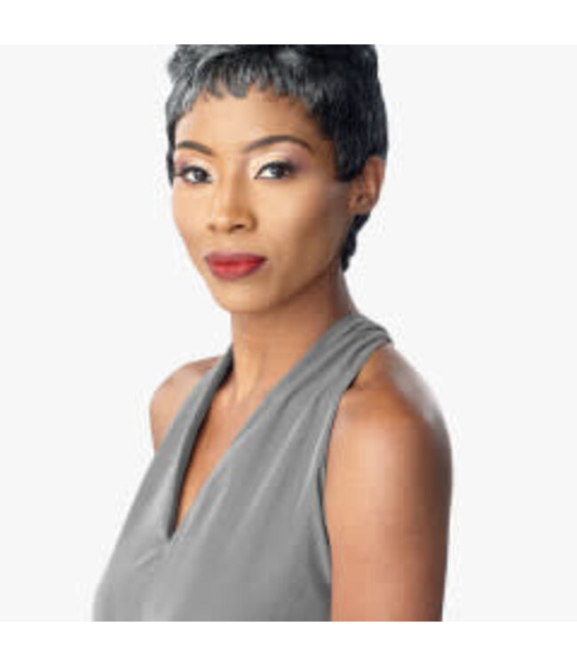 EMPIRE WIG 100%  HH SALT & PEPPER MONA