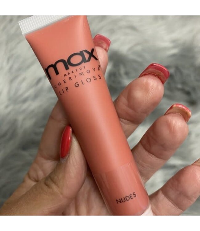 MAX MAX CHERIMOYA HIGH PIGMENT CREAMY LIP GLOSS NUDE SHADES