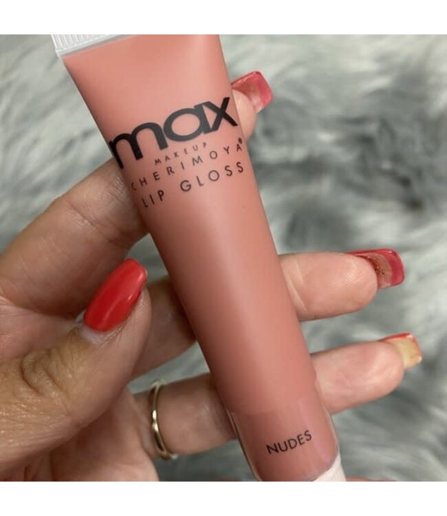 MAX MAX CHERIMOYA HIGH PIGMENT CREAMY LIP GLOSS NUDE SHADES