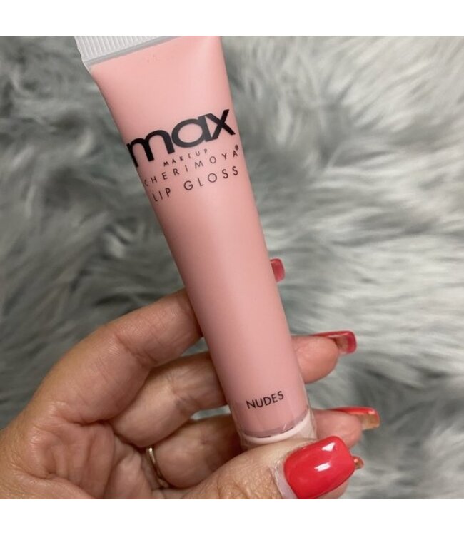 MAX MAX CHERIMOYA HIGH PIGMENT CREAMY LIP GLOSS NUDE SHADES