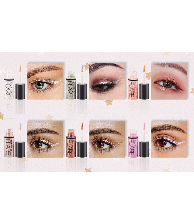 AX FLARE SHIMMER EYE LINER SILVER