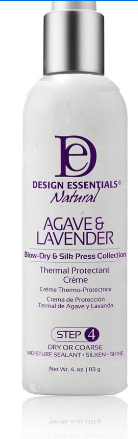 Design Essentials Natural Thermal Protectant Creme, Agave & Lavender, Step 4 - 4 oz