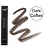 EYEBROW MATTE PENCIL WITH BRUSH DARK COFFEE
