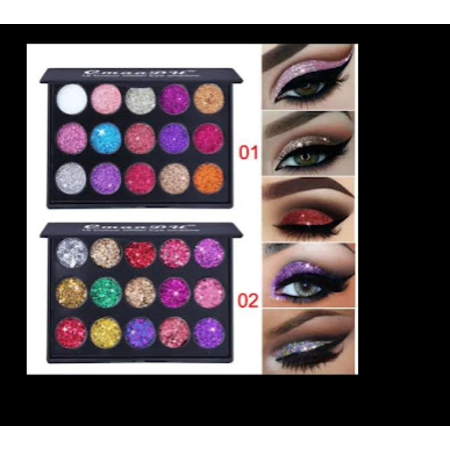 15 COLOR GLITTER EYE SHADOW PALLET