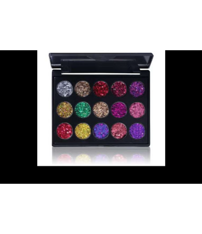 15 COLOR GLITTER EYE SHADOW PALLET